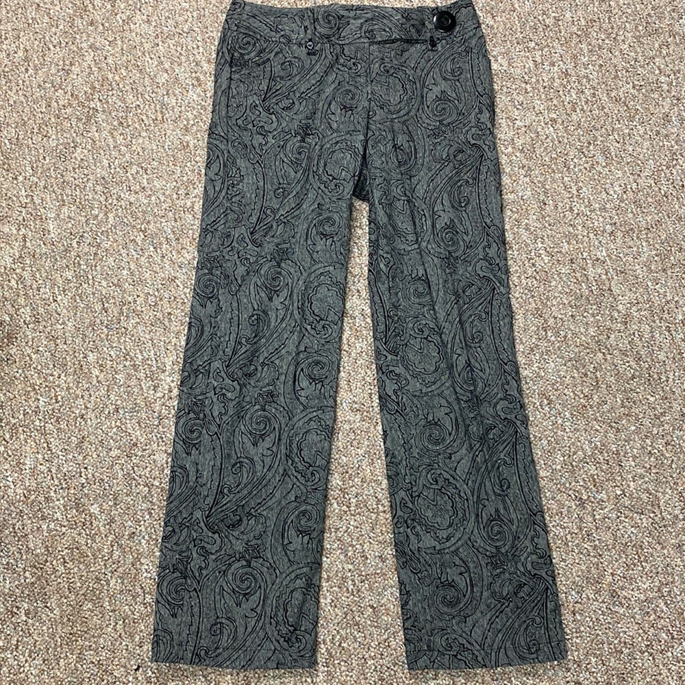 Bamboo Traders black straight legs pants-size 8